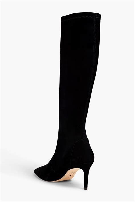 stuart weitzman brook suede boots discount